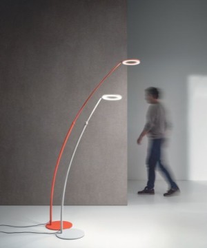 GEA LUCE GPI30 Lampada ad Arco  da Terra a LED 4 Colori