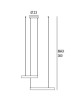 PROMOLUCE Game Bis S40 + S60 WH LED Pendant Lamp
