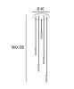 PROMOLUCE Gap S5B AG 5-Color LED Pendant Lamp