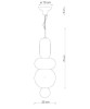 FERROLUCE BumBum C2762\D Pendant lamp 3 ceramic elements