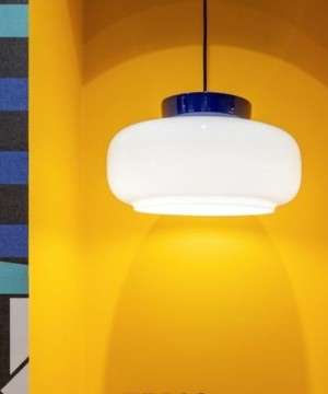 FERROLUCE Maracanà C2743\D Lampada a sospensione ceramica e vetro 6 colori