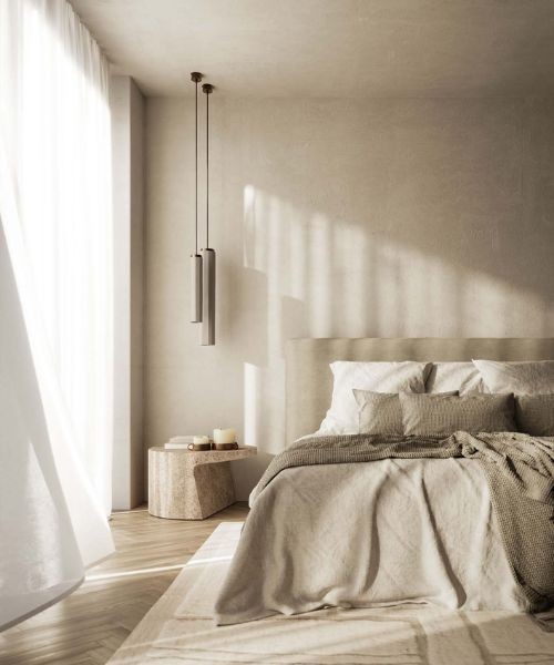 IL FANALE Dune 299.02 Ceramic and brass d. 10cm pendant lamp