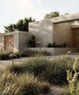 IL FANALE Pantarhei 331.10 Outdoor bollard h 60cm in antique brass and terracotta