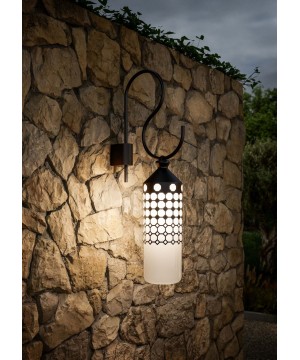 IL FANALE La Spazio 332.04 Iron and glass wall lamp