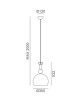 IL FANALE Bon Ton N1 3/4 Sphere pendant lamp 3 colors