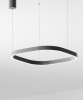 GEA LUCE Criseide S/1P Squared LED Suspension Lamp 5 colors