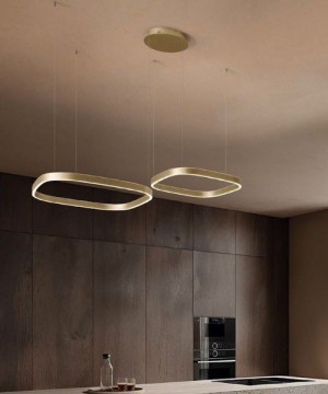 GEA LUCE Criseide S/2D Squared LED Suspension Lamp 5 colors