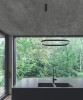 GEA LUCE Criseide S/1G Squared LED Suspension Lamp 5 colors