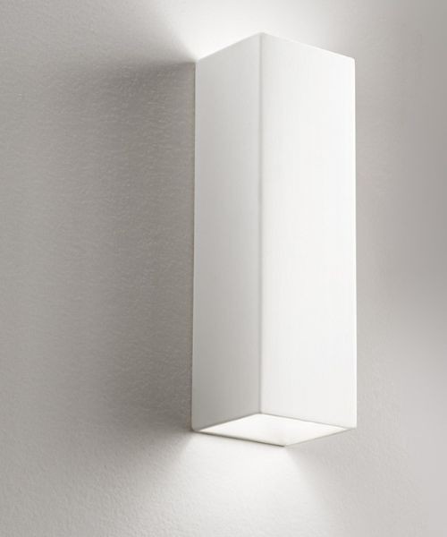 ISYLUCE Prisma verticale Lampada da parete in ceramica tinteggiabile
