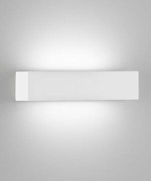 ISYLUCE Gypsos 857 Prisma Lampada da parete in gesso tinteggiabile