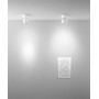 ISYLUCE Focus 80 Lampada da parete/soffitto orientabile in alluminio 2 colori