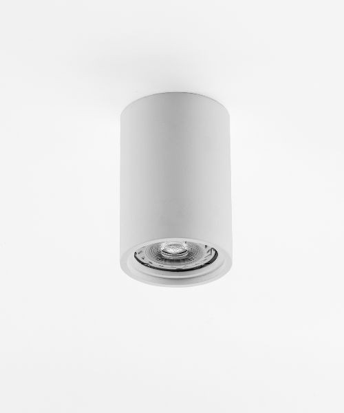 ISYLUCE Gypsos 826 paintable gypsium Cylindrical ceiling lamp