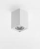 ISYLUCE Gypsos 827 paintable gypsium prismatic ceiling lamp