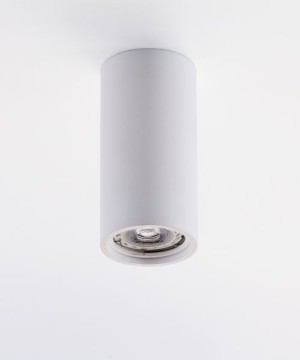 ISYLUCE Gypsos 828 paintable gypsium Cylindrical ceiling lamp