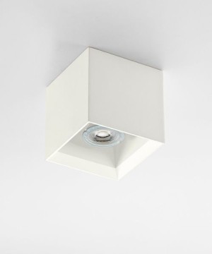 ISYLUCE Gypsos 824 paintable gypsium cubic ceiling lamp