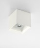 ISYLUCE Gypsos 824 Lampada da soffitto cubica in gesso tinteggiabile