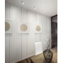 ISYLUCE Gypsos 852 Lampada da soffitto cilindrica in gesso tinteggiabile