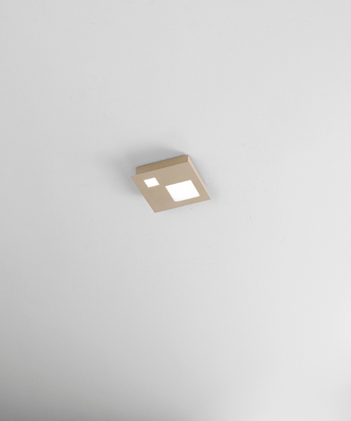 AFFRALUX Checker board 400 Lampada da parete/soffitto in alluminio 2 colori