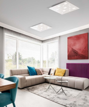 AFFRALUX Checker board 404 Lampada da parete/soffitto in alluminio 2 colori