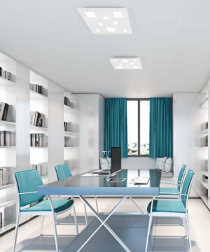 AFFRALUX Checker board 406 ceiling/wall aluminium lamp 2 colors