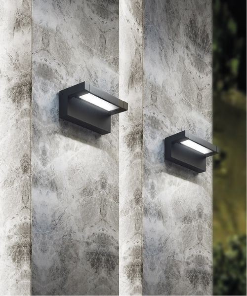 PROMOLUCE CORNER A20 Lampada da parete da esterno orientabile 2 Colori LED