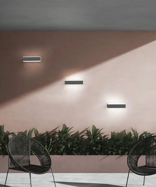 PROMOLUCE VIEW A22 Lampada da parete da esterno 3 Colori LED