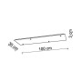 SIKREA BASE/4RE Rosone 4 punti luce per Sospensioni con portalampade a 220v
