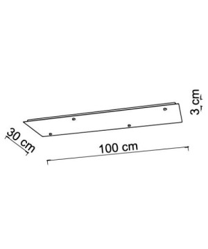 SIKREA BASE/4RE 4-light ceiling rose for suspension lamps with 220v lamp holders