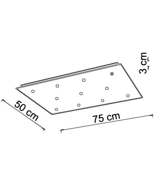SIKREA BASE/11RE 11-light ceiling rose for suspension lamps with 220v lamp holders