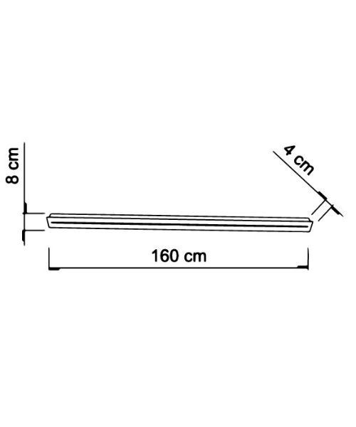SIKREA BASE/160RE Linear suspension system with 220v lamp holders