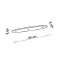 SIKREA BASE/3E Elliptical base for suspensions with 220v lamp holders