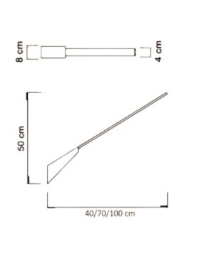 SIKREA MULTI/A Wall base for pendant lamps with 220V lamp holder