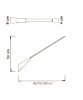 SIKREA MULTI/A Wall base for pendant lamps with 220V lamp holder