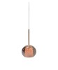 SIKREA EMY/MINI Lampada a sospensione singola in vetro e metallo diametro 10cm