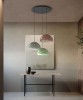 SIKREA LUXOR Glass and Brass Single Pendant Lamp 4 Colors