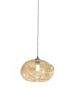 SIKREA FENICE Lampada a sospensione singola in vetro e metallo 3 colori