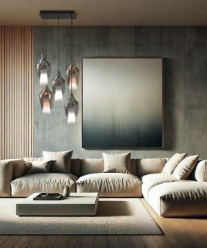SIKREA IBIS Glass and Metal Single Pendant Lamp 3 Colors