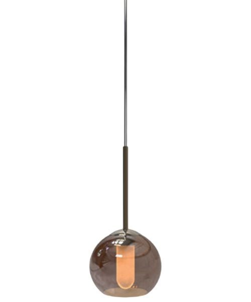 SIKREA INFINITY/MINI Lampada a sospensione singola in vetro e metallo diametro 10cm