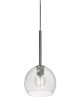 SIKREA INFINITY Lampada a sospensione singola in vetro e metallo diametro 14cm