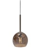SIKREA INFINITY Lampada a sospensione singola in vetro e metallo diametro 14cm