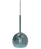 SIKREA INFINITY Lampada a sospensione singola in vetro e metallo diametro 14cm