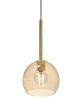 SIKREA INFINITY/M Lampada a sospensione singola in vetro e metallo diametro 20cm