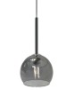 SIKREA INFINITY/M Glass and metal single pendant lamp diameter 20cm
