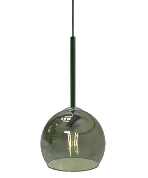 SIKREA INFINITY/M Lampada a sospensione singola in vetro e metallo diametro 20cm