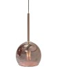 SIKREA INFINITY/M Lampada a sospensione singola in vetro e metallo diametro 20cm