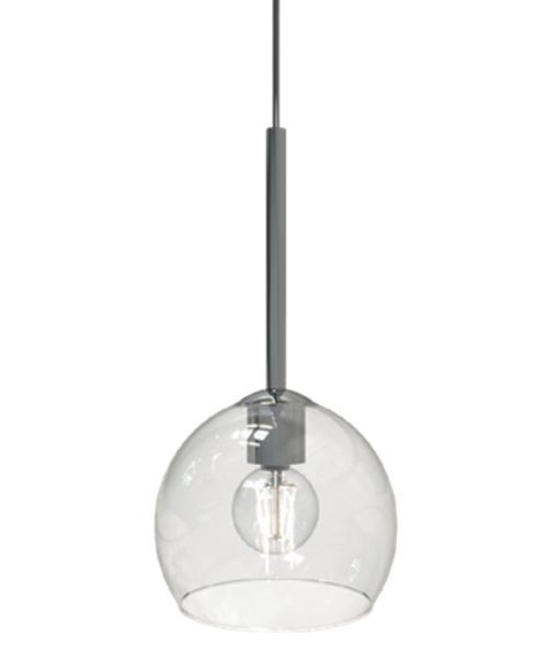 SIKREA INFINITY/M Lampada a sospensione singola in vetro e metallo diametro 20cm