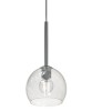 SIKREA INFINITY/M Lampada a sospensione singola in vetro e metallo diametro 20cm