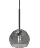 SIKREA INFINITY/G Lampada a sospensione singola in vetro e metallo diametro 25cm