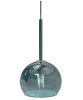 SIKREA INFINITY/G Lampada a sospensione singola in vetro e metallo diametro 25cm
