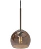 SIKREA INFINITY/G Lampada a sospensione singola in vetro e metallo diametro 25cm